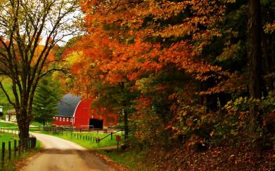 red barn